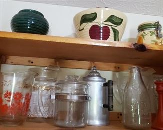 2 pitchers on left SOLD...we still have a full house of great items!!!