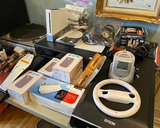 Lots of electronics.