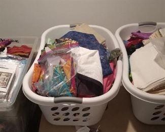 THERE IS HUNDREDS OF FABRICS FOR QUILTING MASKS OR ART