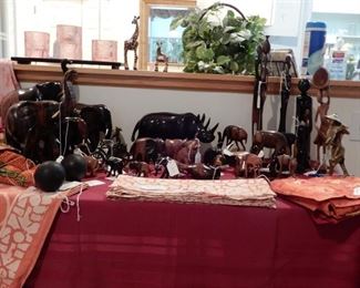 WONDERFUL AFRICAN CARVINGS, BATIKS AND MORE