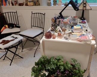 SEWING TABLE  AND DESK ITEMS