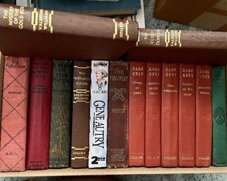 Older books (including some Zane Grey's) 
