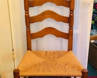 4 ladder back chairs