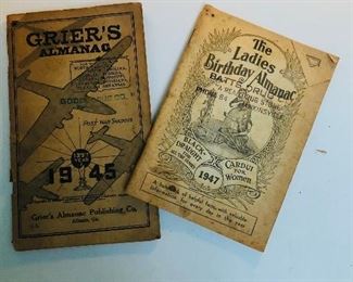 1945 & 1947 almanacs