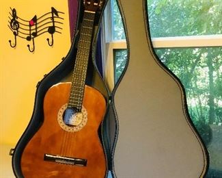 6-String Lucida Acoustic Guitar with Hard Case