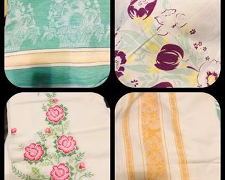 Vintage tablecloths