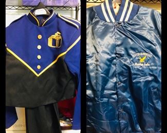 Vintage band uniform and jackets
