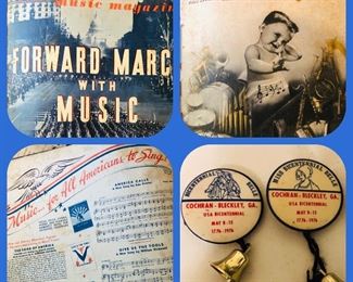 Vintage sheet music