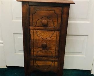 Vintage bedside table