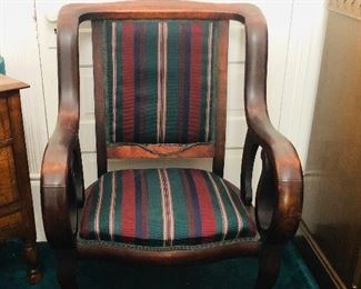 Empire claw foot chair