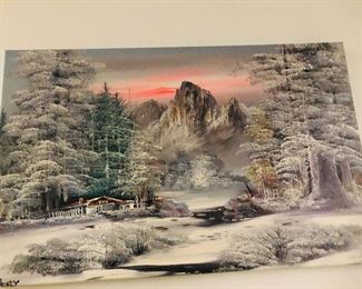 Painting by N. Henry