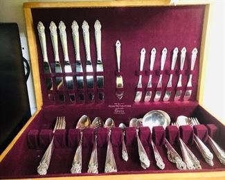 66 pieces of silver plate