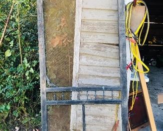 Vintage screen door