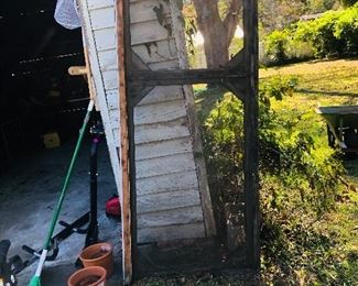 Vintage screen door