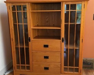 Mission Style Cabinet (5ft H x 5ft W x 16.5in D)