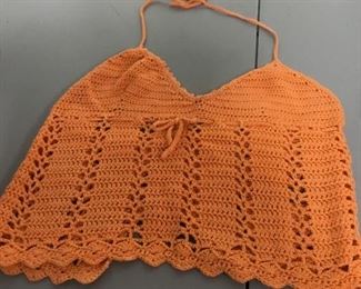 Crochet halter top (size small(
