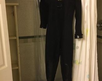 The drysuit is a medium Apollo with dry glove fittings. The boots on the drysuit are size 8mens/10womens