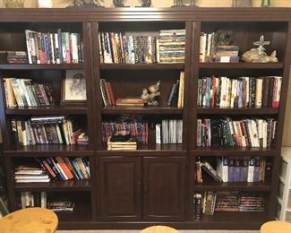  bookshelves throughout the home  are filled with books on Christian theology, counseling, and current Christian literature and audio material. 