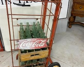 Antique Coca Cola Bottle Rack