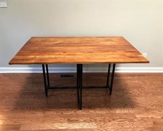 Table opened on both sides