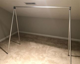 Collapsible clothes rack. "Fol D Rak" 57" tall x 58.5" long Asking $30