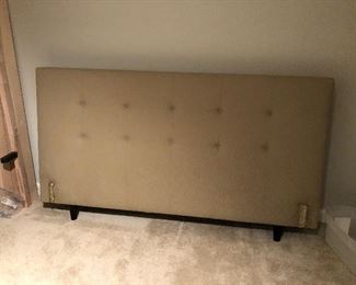 Crate & Barrel Queen size headboard & bed frame. Measures 37.5" tall x 66" wide and headboard is 7" deep(Retail was $1500) Asking $400