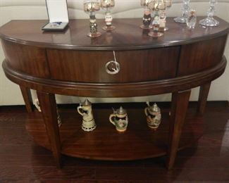 Sofa table from Havertys.  One drawer.  Beautiful condition