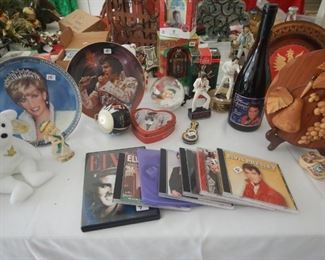 Elvis and Princess Diana memorabilia