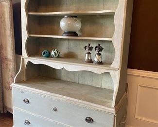 Painted Antique Hutch