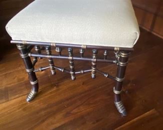 White Asian Style Stool