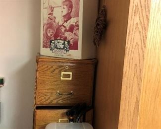 Raikes Bear, filing cabinet.