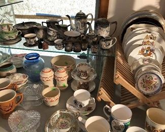 Dragonware dragon tea coffee, royal commemoratives, vintage made in japan items.