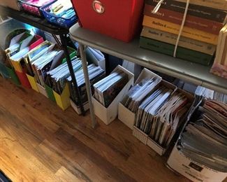 Magazines and books, and office supplies