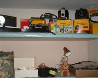 50s cameras and equipment