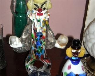 Murano blown glass figurines