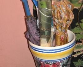 From Spain - tall vase or umbrella stand