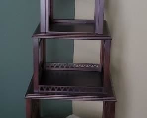 Asian Mahogany Etagere