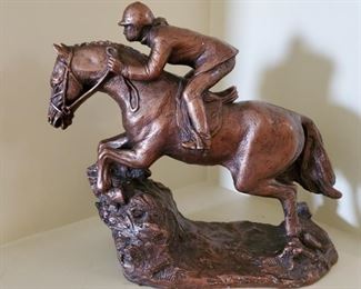 Horse Rider Statue