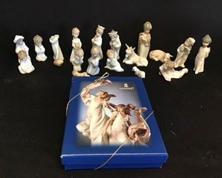 Lladro Small Manger Figures 18 More