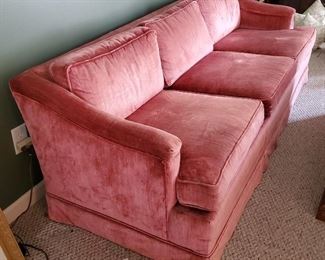 MCM Harden Furniture Velvet Sofa