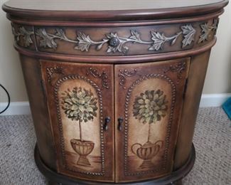 Painted Oval Chest