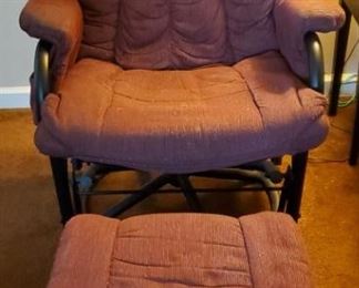 Upholstered Glider Ottoman