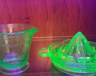 Vintage Uranium Glass