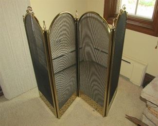 Fireplace screen