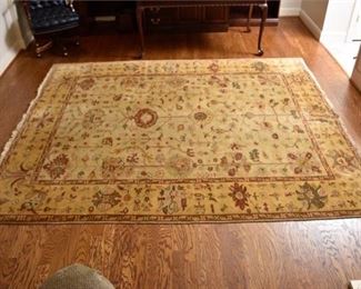11. Hand Knotted Oushak Style Rug
