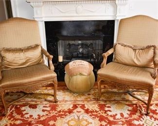 31. Pair Decorative Regence Style Armchairs