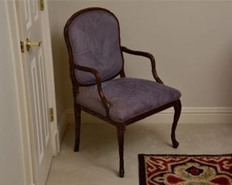 60. Upholstered Open Armchair