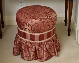 67. Upholstered Footstool or Vanity Seat