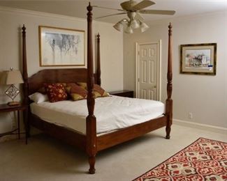 70. Mahogany Four Poster Bed