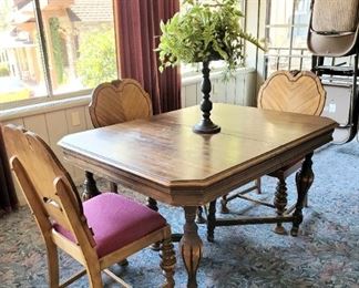 Lovely inlaid dining table